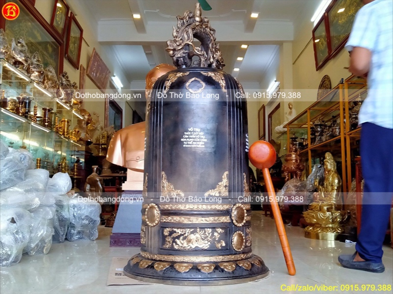 Đúc Chuông đồng 300kg cho chùa Thiện Khánh, Ninh Bình