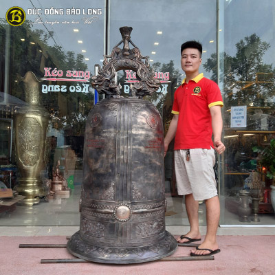 Đại Hồng Chung 500kg Đúc Bằng Đồng Đỏ